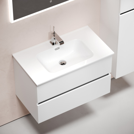 Тумба под раковину Sancos Urban UR80W 80х50 подвесная цвет белый